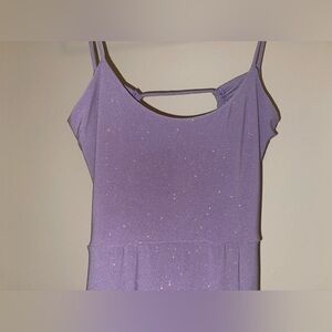 Purple sparkly Windsor dress